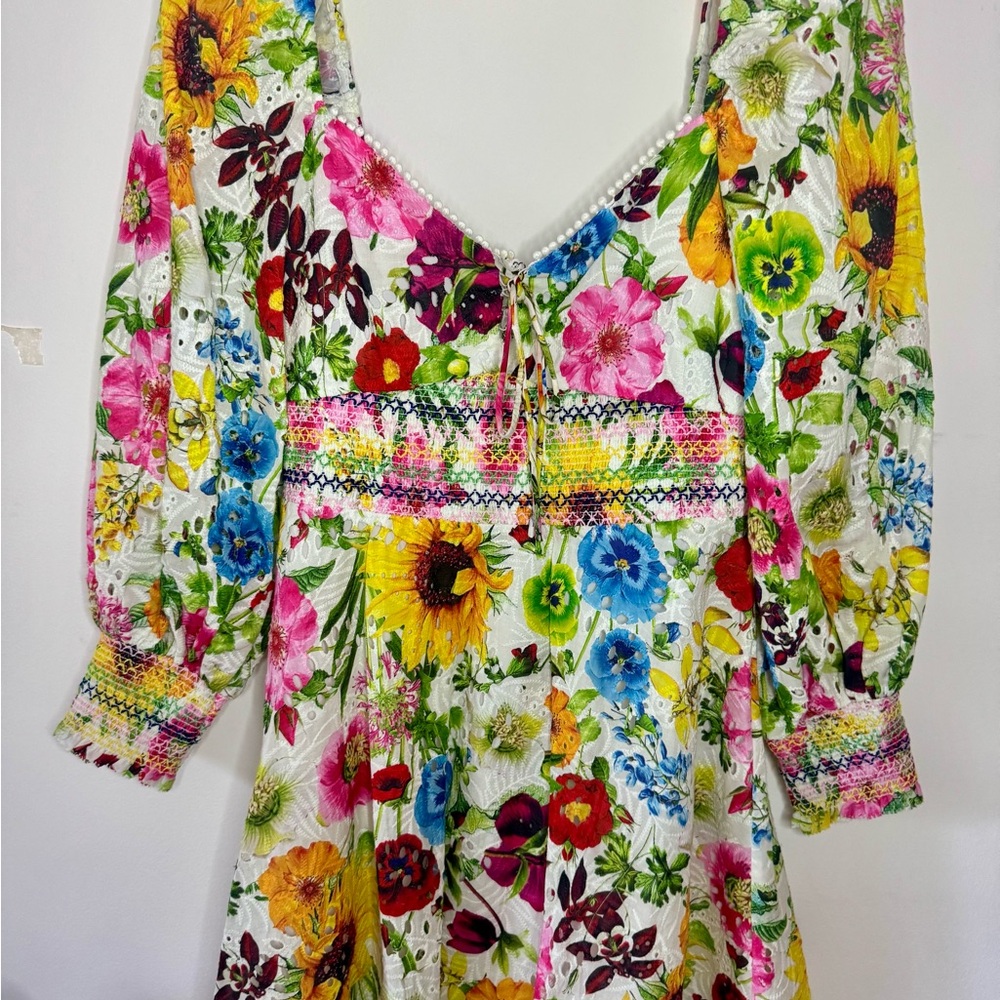NWT Alice + Olivia Crawford Sweetheart Mini Dress - Picture 7 of 9